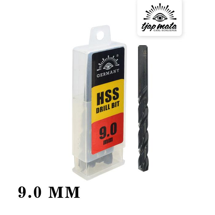 Gambar TJAP MATA / CAP MATA Mata Bor Besi / Drill Bits HSS 9.0 MM dari Tjap Mata Indonesia Kota Administrasi Jakarta Pusat Tokopedia