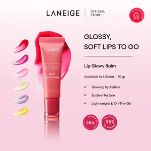 NEW LANEIGE Lip Glowy Balm 10gr - Lip Balm Menyegarkan, Menutrisi, Melembapkan, Pelembap Bibir, Glossy