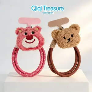 Tali Hanphone Lanyard Universal Bisa Cross-Tangan Motif Kartun Lucy Gelang Gantungan HP
