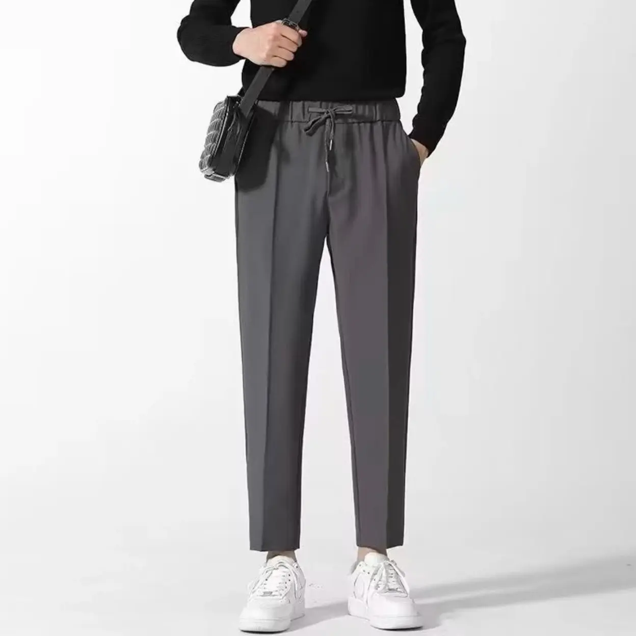 ￼A03 QUẦN ÂU  CAO CẤP  Form Đứng Chất Tuyết Hàn Menswear Nam Có Túi sâu