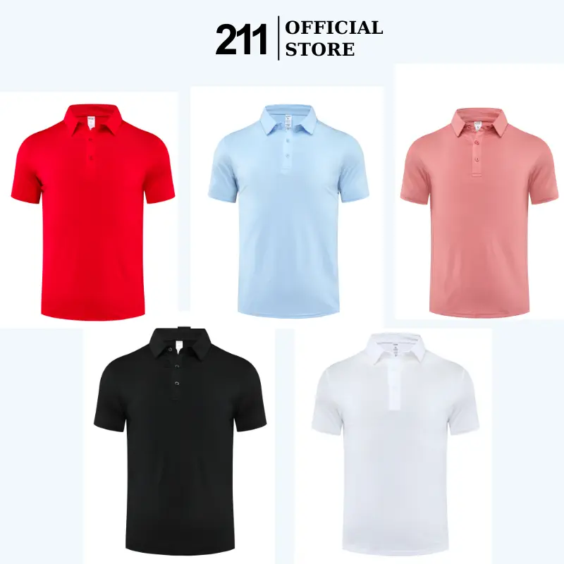 [unisex]Áo Polo Vải Cá Sấu Cotton Cao Cấp - Áo Phông Thun Polo Nam Trơn Basic Cổ Trụ Vải Dệt Trơn Kiểu Dáng Năng Động - F201