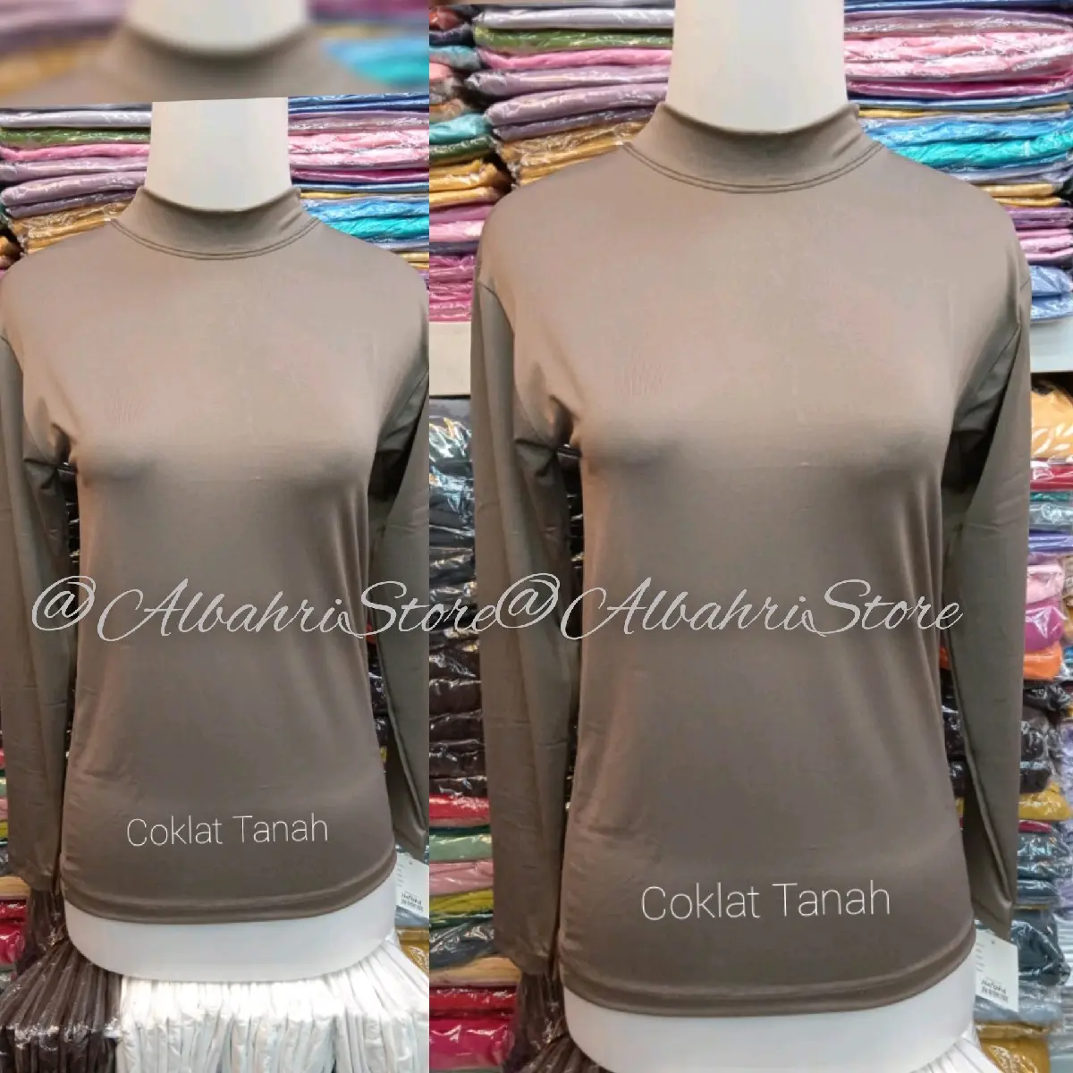 MANSET BAJU MANSET JERSEY MANSET HIJAB MANSET Dalaman Polos Fit Nyaman Melar Atasan Hitam Lembut Panjang Kaos Jersey