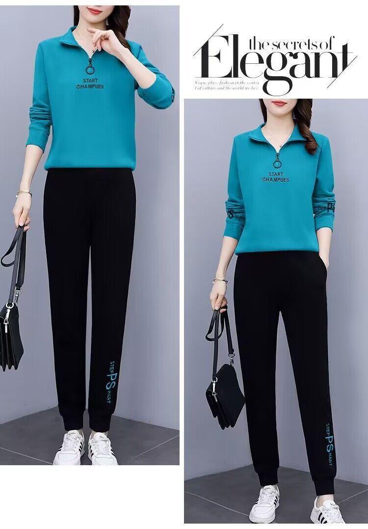 Product Introduction of Bộ Đồ Thể Thao Bộ Hai Món Áo Len Thời Trang Đi Chơi Đầu Xuân Thanh Lịch Trông Trẻ Trung Phong Cách Phương Tây Mới Mùa Xuân Và Mùa Thu 2023 Cho Nữ 12