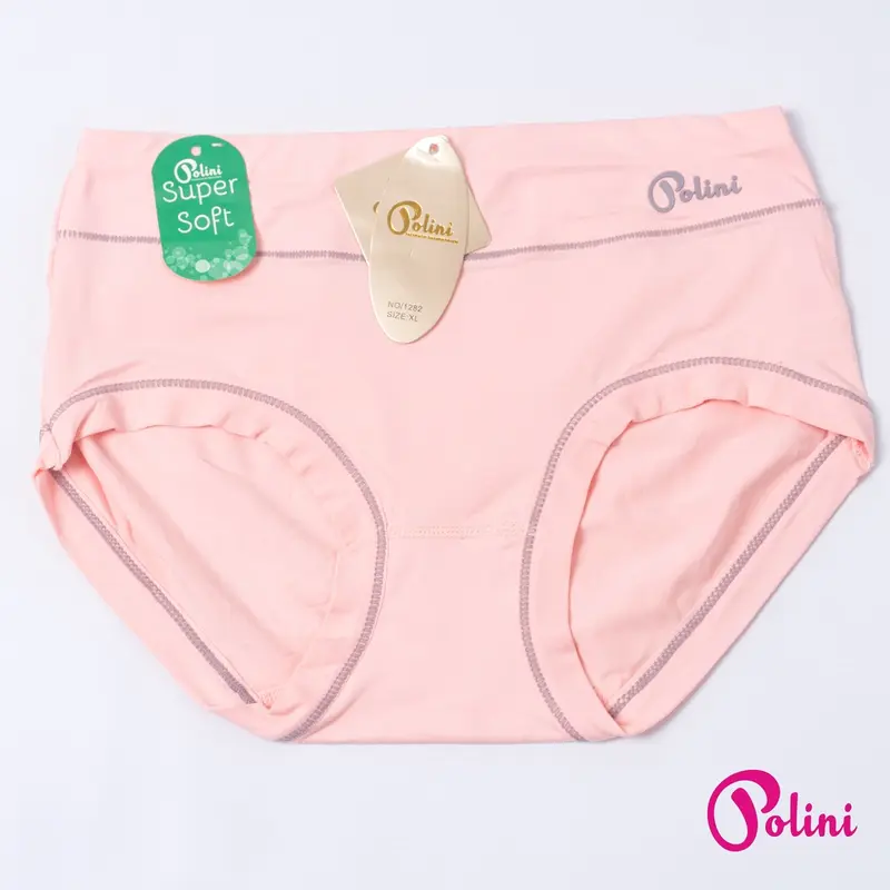 CELANA DALAM WANITA Dewasa KATUN SUPER SOFT POLINI CD PEREMPUAN IMPORT POLINI - 1282 Nyaman Motif Stretch Lembut Pendek 2