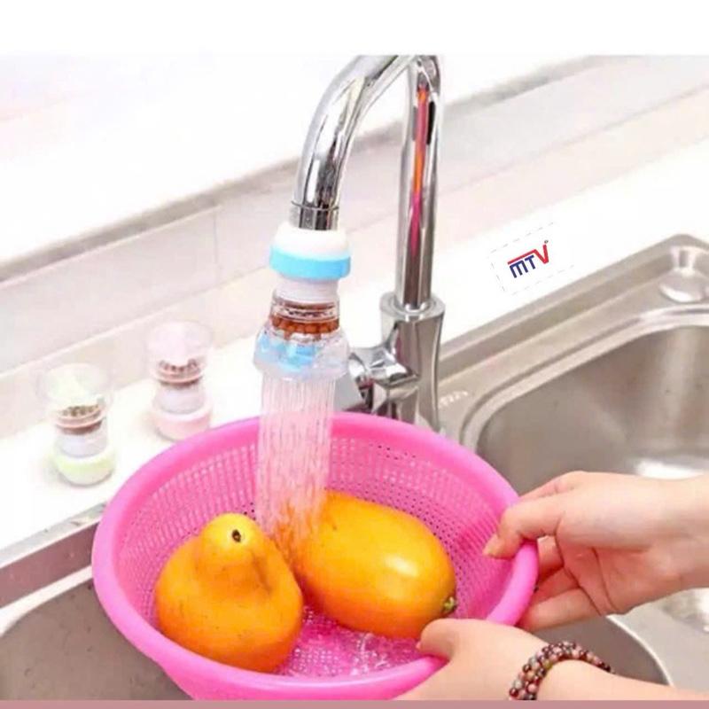 ĐẦU VÒI LỌC NƯỚC TĂNG ÁP  XOAY 360 độ ( KÉO DÀI 12cm ) Dùng cho tất cả các vòi chậu vòi nước  -Có thể kéo dài chống bắn nước   - Thiết kế xoay 360 độ , dễ dàng điều chỉnh hướng dòng nước mà không bị uốn cong  -Chức nặng lọc cặn nano - Thêm bộ lọc đá 2