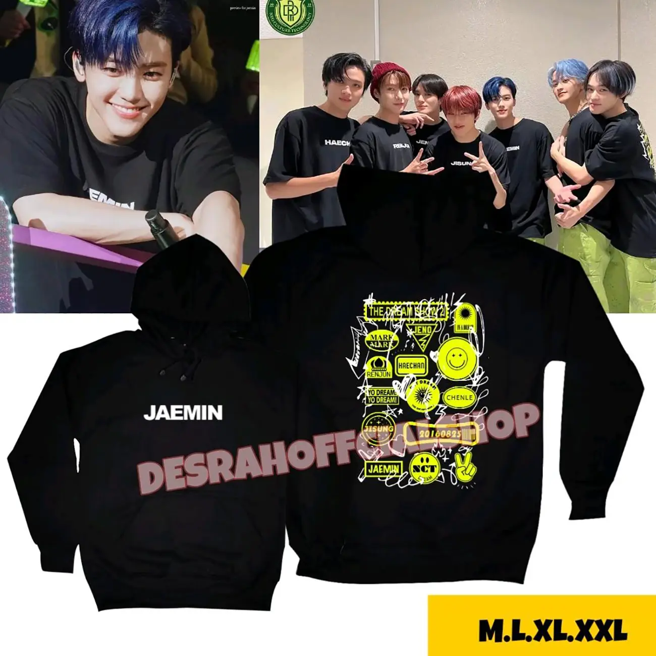 JAKET HOODIE nct dream the dream show 2 in JAPAN GRAFIK BELAKANG