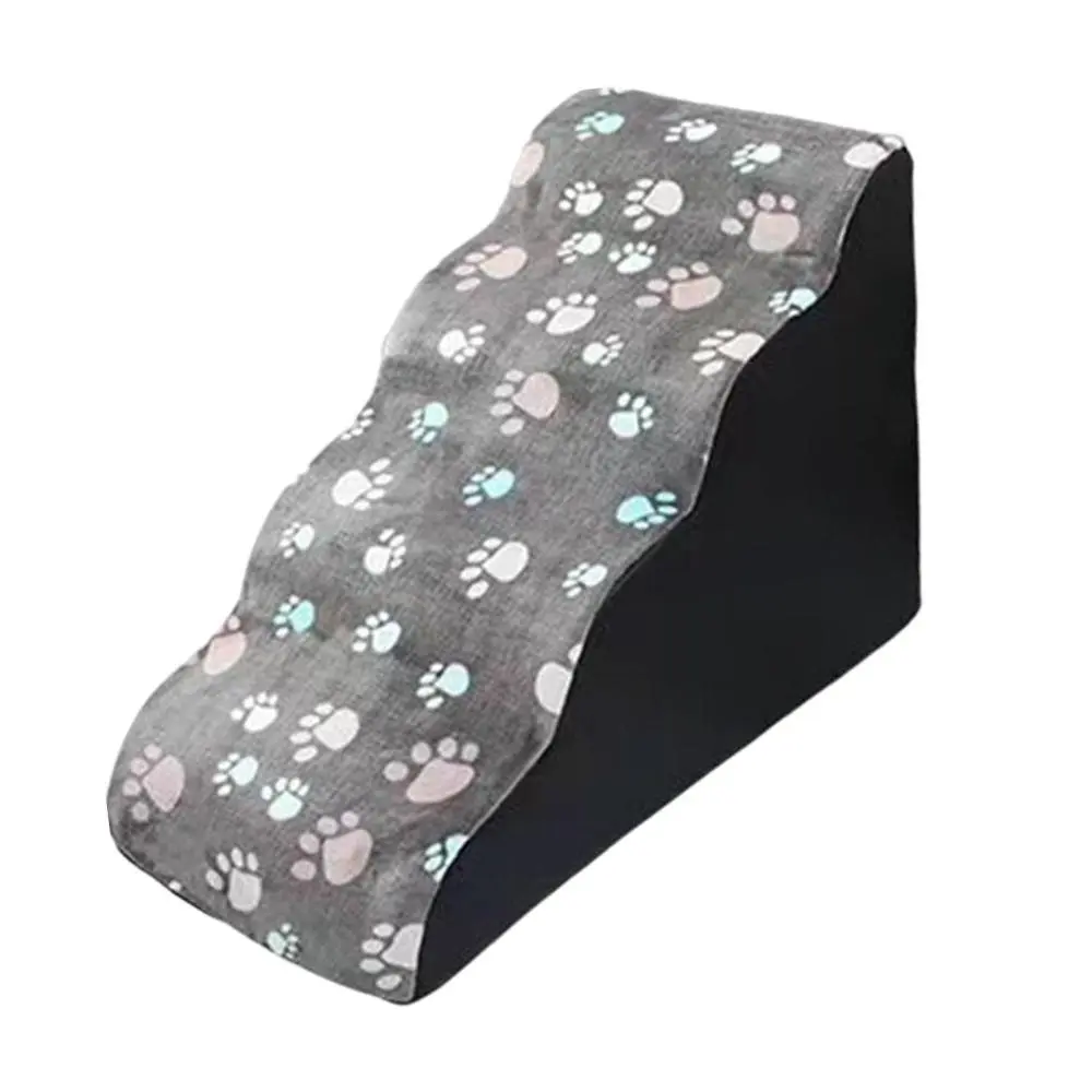 Soft Dog Stairs, with Detachable Cover Dog Ladder Ramp Extra Wide Multifunctional Couch Slope Pet Supplies for Older Dogs Indoor Kittens