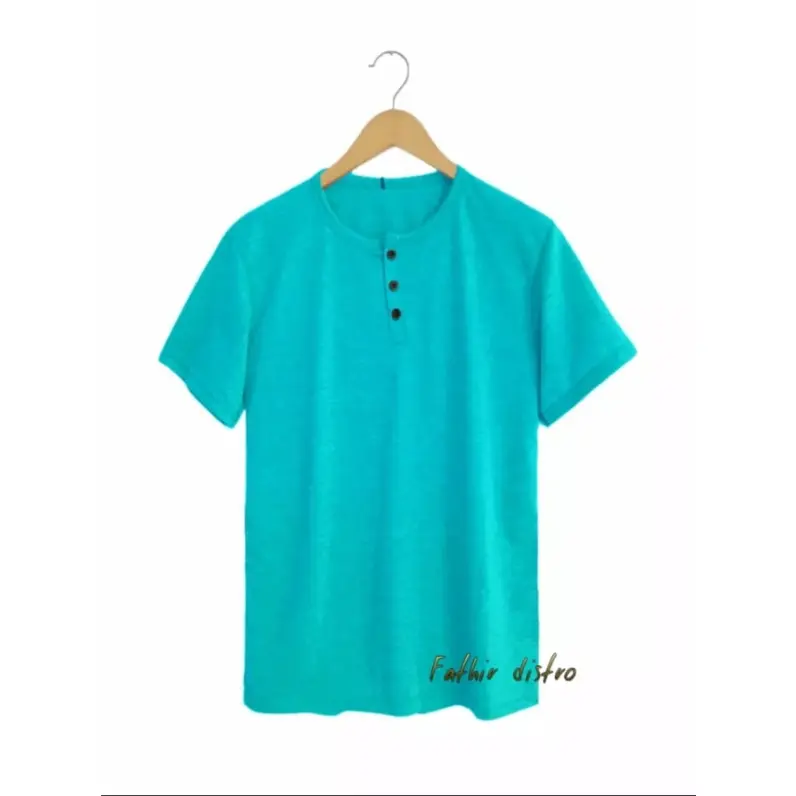 KAOS PRIA POLOS LENGAN PANJANG/BAJU KANCING DISTRO/PREMIUM/T-SHIRT/TERLARIS/COD