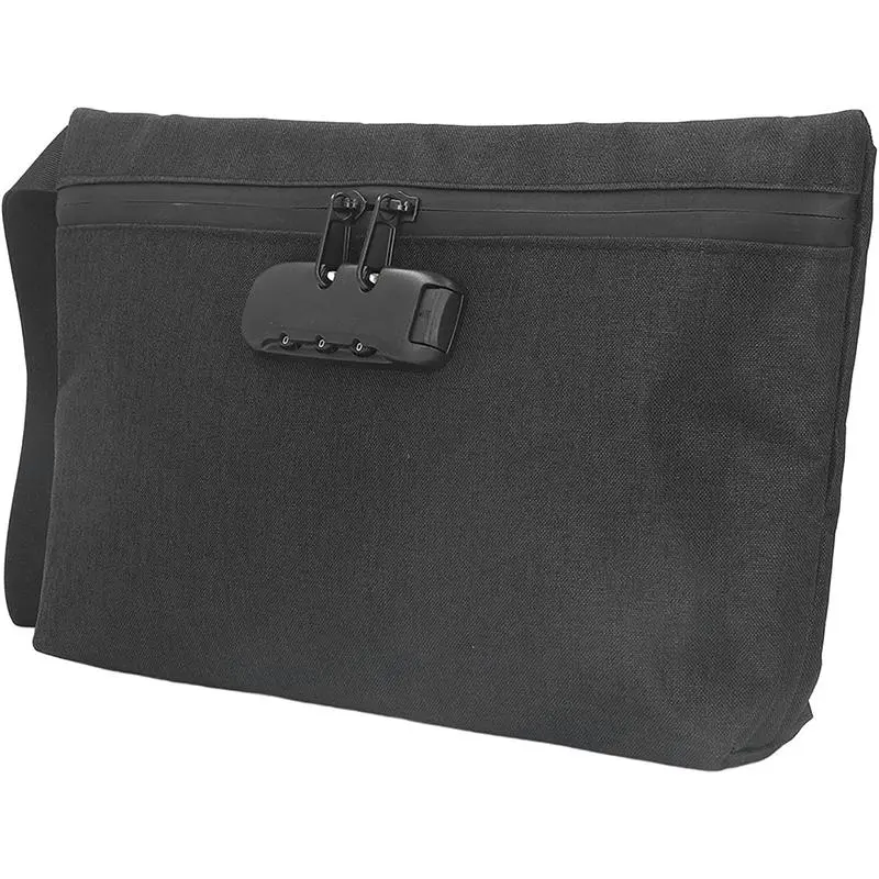 Smell Proof Storage Bag with Lock, Multifunctional Pouch Case Container for Travel Stash Storage, Durable Storage Zipper Bag