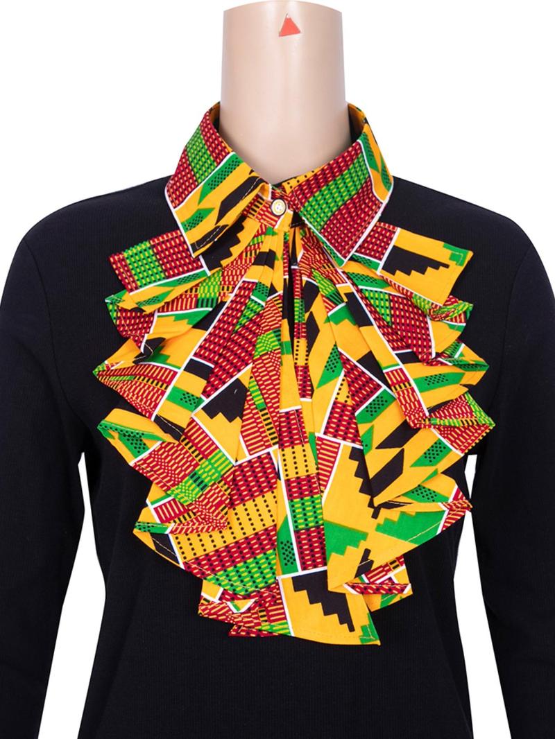 Product Introduction of Ethnic Pattern Tiered Layer Tie, Fashionable Tie for Women & Girls, Casual Fashion Accessories for Party, Daily Clothing Decor, Trendy All-match & Exquisite Clothes Accessories for Birthday Gift 3
