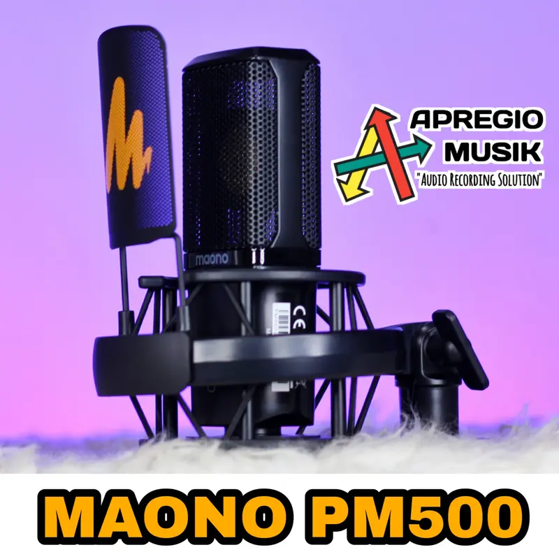 MAONO AU-PM500 PM 500 Professional Large Diaphragm Microphone with Hardcase 4