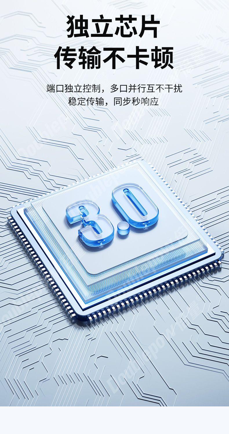 Product Introduction of Bộ mở rộng dòng chia Typec đôi, Bộ chia đa cổng USB3.0, Bộ máy tính xách tay và máy tính để bàn bên ngoài tất cả trong một, Trạm kết nối 8