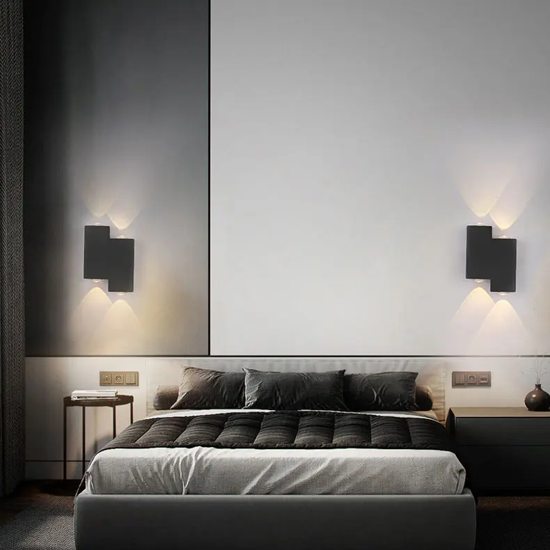 Đèn hắt tường cầu thang chữ nhật trang trí trong nhà và ngoài trời IP65 3