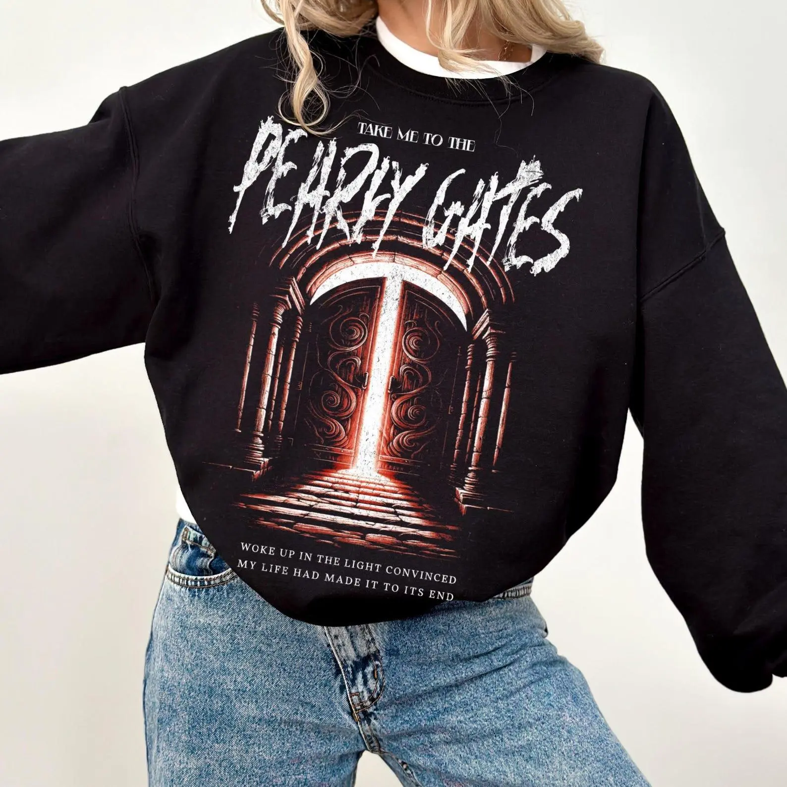 Bad omens tee | trendy aesthetic band emo gildan sweatshirt |