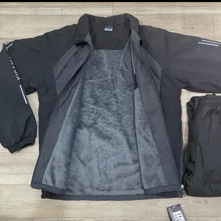 Bộ Quần Áo Gió Lót Lông Nam Trung Niên Quảng Châu Cao Cấp Tặng Bố Biếu Ông Lót Lông cả Quần và Áo Cực Ấm + ẢNH THẬT Menswear Nhung