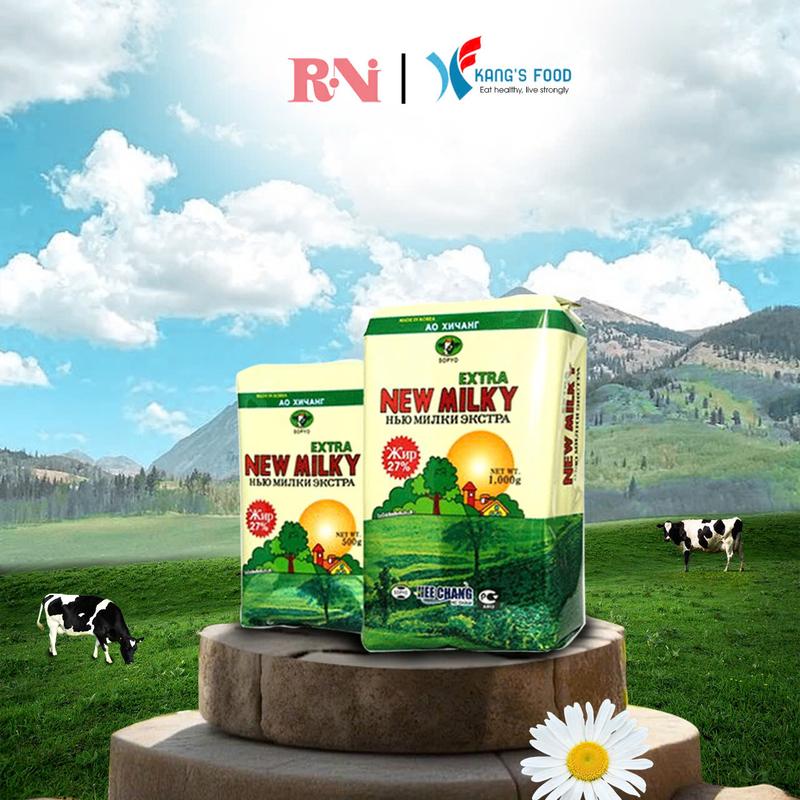 Bột Kem Béo New Milky Extra 1Kg Thơm Ngon Tiện Dụng - Hàng Sx tại Hàn Quốc