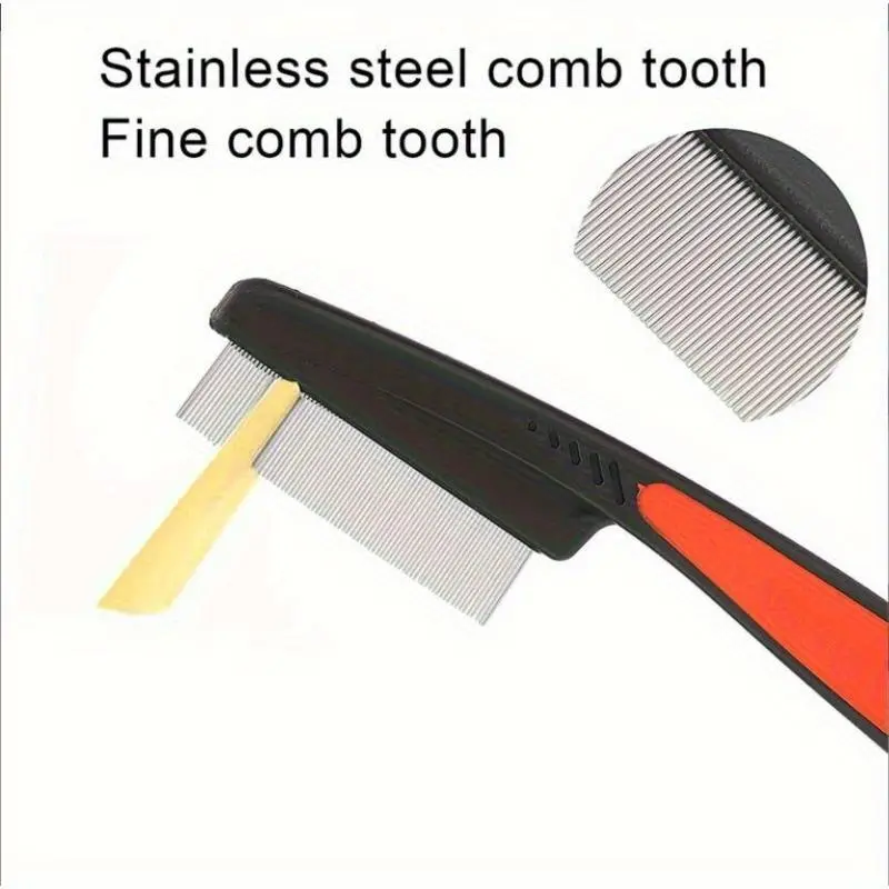 Hair Lice Combs, 2 Counts Fine Tooth Comb, Hair Lice Removal Comb, Heatless Hair Styling Tools 7