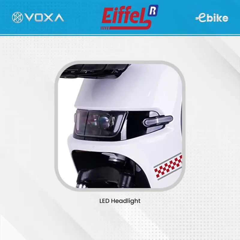 VOXA Sepeda Listrik Eiffel Rider Terbaru 500 watt 48V/12AH sepeda motor Murah Dewasa dan Anak Rekomendasi Terbaik  Garansi Resmi Ban Lampu 4