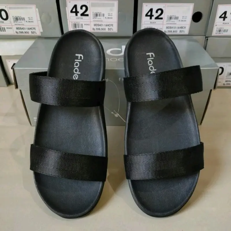 sendal cowok fladeo sloop brended matahari Sandal Pria Kasual 1