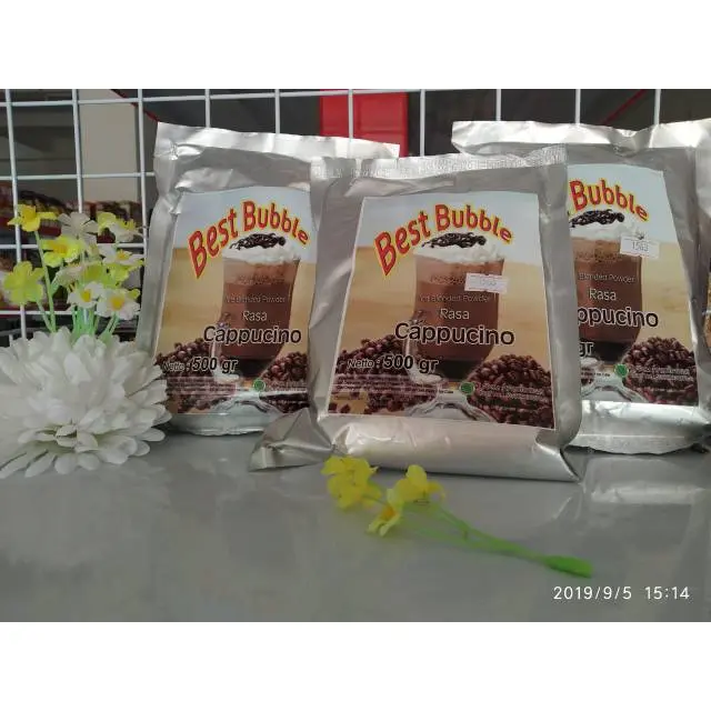 Serbuk Minuman Best Bubble Varian Rasa Kemasan 500gr 6
