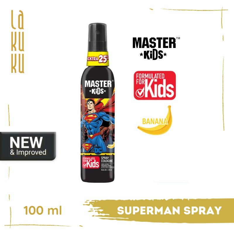 Lakuku - Master Kids Cologne Spray Super Hero Parfum Anak aroma Buah 2