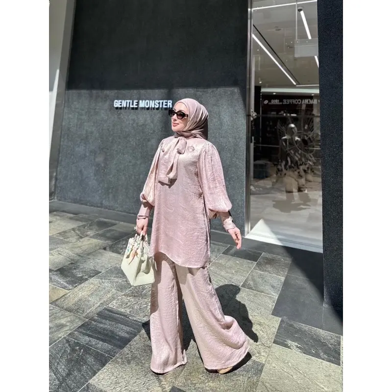 ONE SET SHIMMER PREMIUM NEW SET HIJAB BY SHELLASAUKIA ORI 0