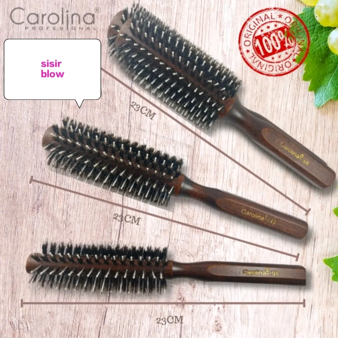 Sisir Blow Rambut Carolina / Sisir blow bulat
