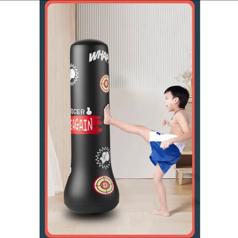 M8( Loại 1 kèm bơm ) trụ đấm bốc tự cân bằng cho bé,trụ đấm boxing, đấm bốc trẻ em, đấm bốc cho bé 7