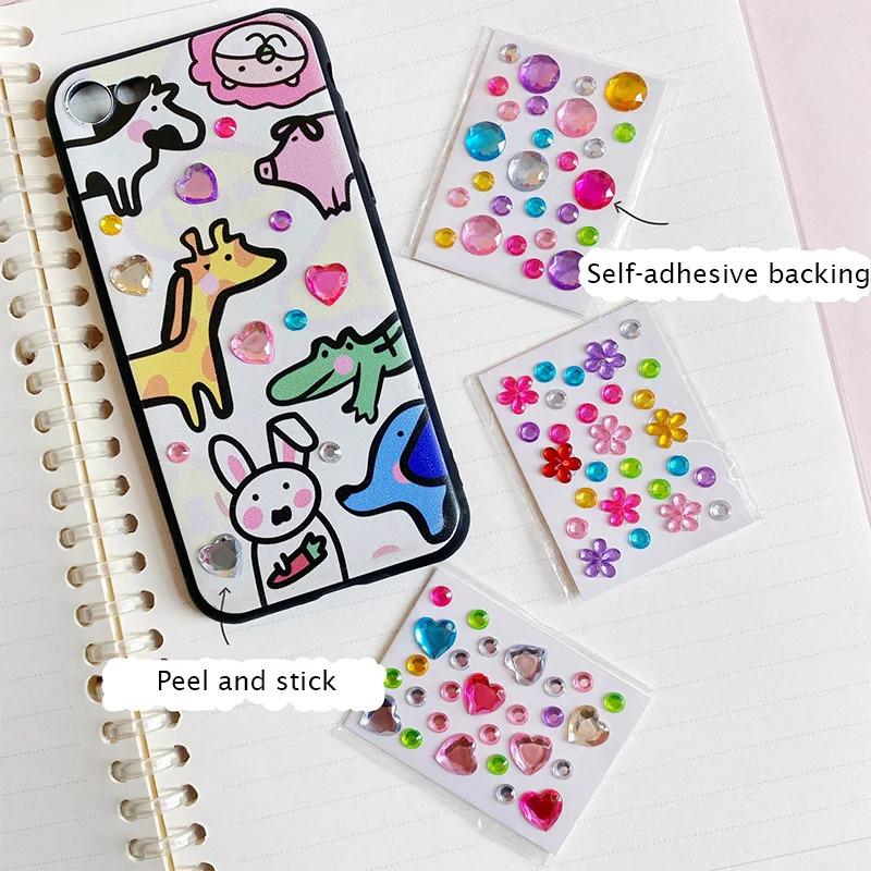 Product Introduction of 1 Sheets Mini Size Acrylic Crystal Gem Diamond Sticker for Kids Handmade DIY 3D Rhinestone Decoration led  flash  sticker สติกเกอร์  ติดพัดลม eternal  flower สติกเกอร์  นัก  มวย  ค่าย  บางแสน  ไฟท์  คลับ titanium  magic  mirror สติกเกอร์  เตรียม  คลอด ต้น 8
