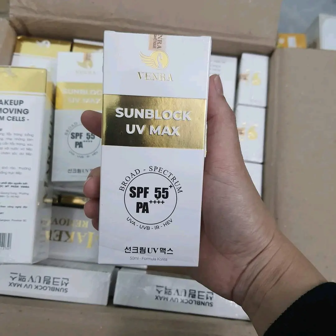 Kem Chống Nắng Venra Tất cả các loại da SPF 50 Kem dưỡng da Tất cả các loại da
