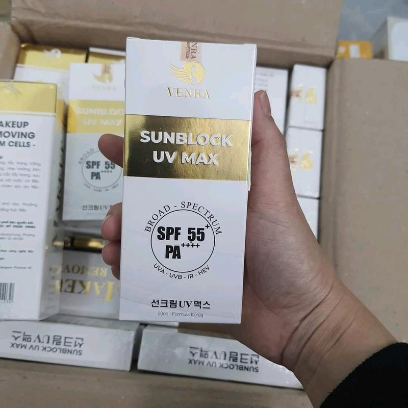Kem Chống Nắng Venra Tất cả các loại da SPF 50 Kem dưỡng da Tất cả các loại da 0