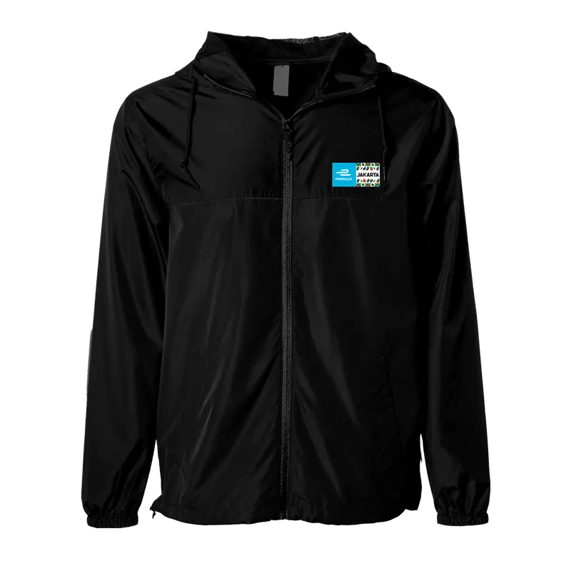 Juaraga Formula E Jaket Windbreaker - Electric Race - Hitam 0