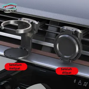 [Masukid]  Cup Holder Mobil Lipat - Tempat Minuman dengan Ventilasi Udara & Fixasi Kuat untuk Avanza Xenia cover  pedal  mobil  manual