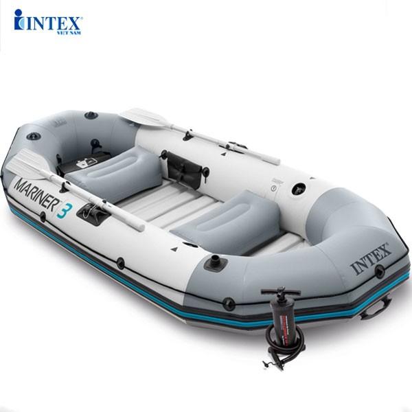 Thuyền bơm hơi MARINER 3-4 người CAO CẤP chống lật INTEX 68373 68376 bảo hành 12 tháng Cao Su Sport 2