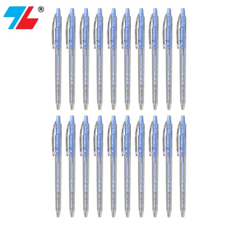 Combo 20 Bút bi Thiên Long TL-097 ngòi 0.5mm mực xanh đỏ đen nét viết thanh mảnh thiết kế trẻ trung năng động 