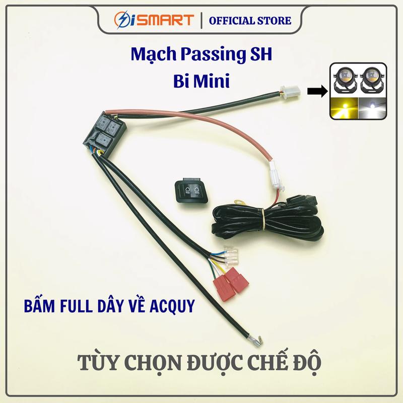 TV17 - MẠCH PASSING SH ĐÈN TRỢ SÁNG BI MINI COS VÀNG PHA TRẮNG MẠCH bi mini nút zin Exciter