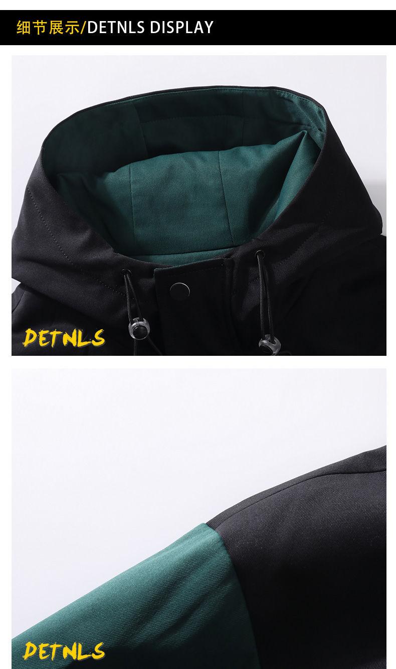 Product Introduction of Add Thickened Men's Coat Korean Style Trendy Workwear Jacket Autumn and Winter Casual Loose Teen Student Jacket 10