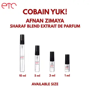 DECANT Parfum Afnan Zimaya Sharaf Blend Extrait de Parfum for Unisex