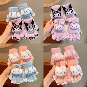 SARUNG TANGAN ANAK CEWEK KARAKTER SANRIO LUCU GAMBAR 3D BAHAN LEMBUT