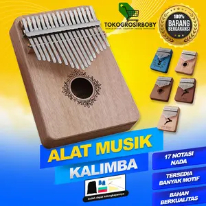 Alat Musik Kalimba 17 Keys PREMIUM QUALITY FREE LEARNING BOOK ORIGINAL
