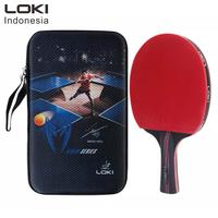 Gambar KIRIN X3 Pingpong bat LOKI - Tenis Meja Raket - long handle, red black dari LOKI INDONESA Kota Administrasi Jakarta Barat 1 Tokopedia