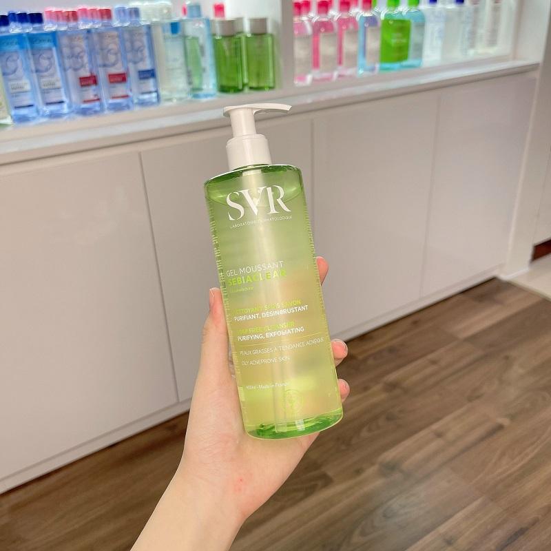 Sữa rửa mặt SVR Sebiaclear 200ml/400ml dành cho da dầu mụn, nhạy cảm - HÀ PHONG Beauty 5