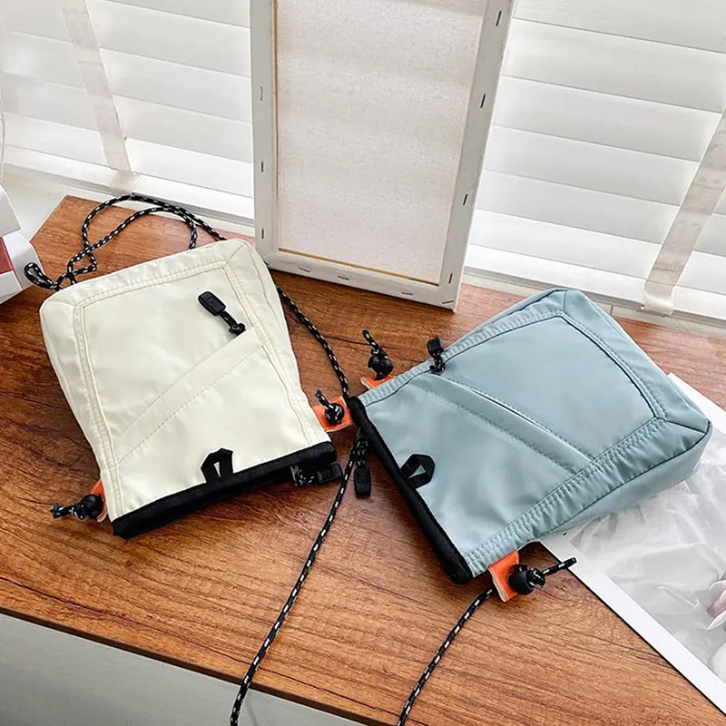Túi Messenger Vuông Nhỏ Thời Trang, Túi Du Lịch Mini Không Thấm Nước, Túi Đeo Vai Thường Ngày Dành Cho Phụ Nữ Và Nam Giới, Có Ngăn Đựng Điện Thoại Di Động, Túi Đeo Chéo
