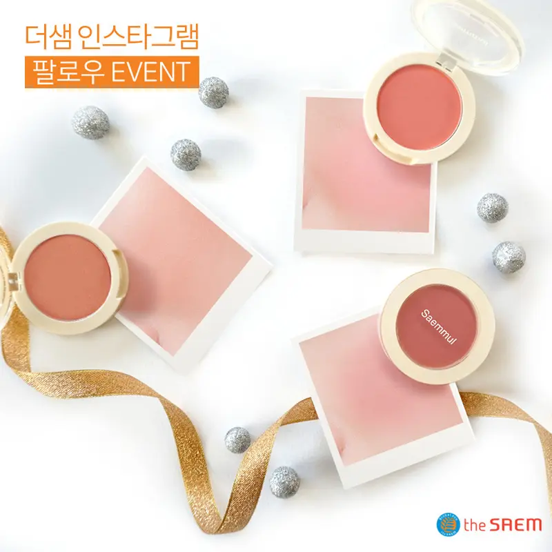 Phấn má hồng The Saem Saemmul Single Blusher (5g) phấn  má phấn  má  hồng glowtint 3
