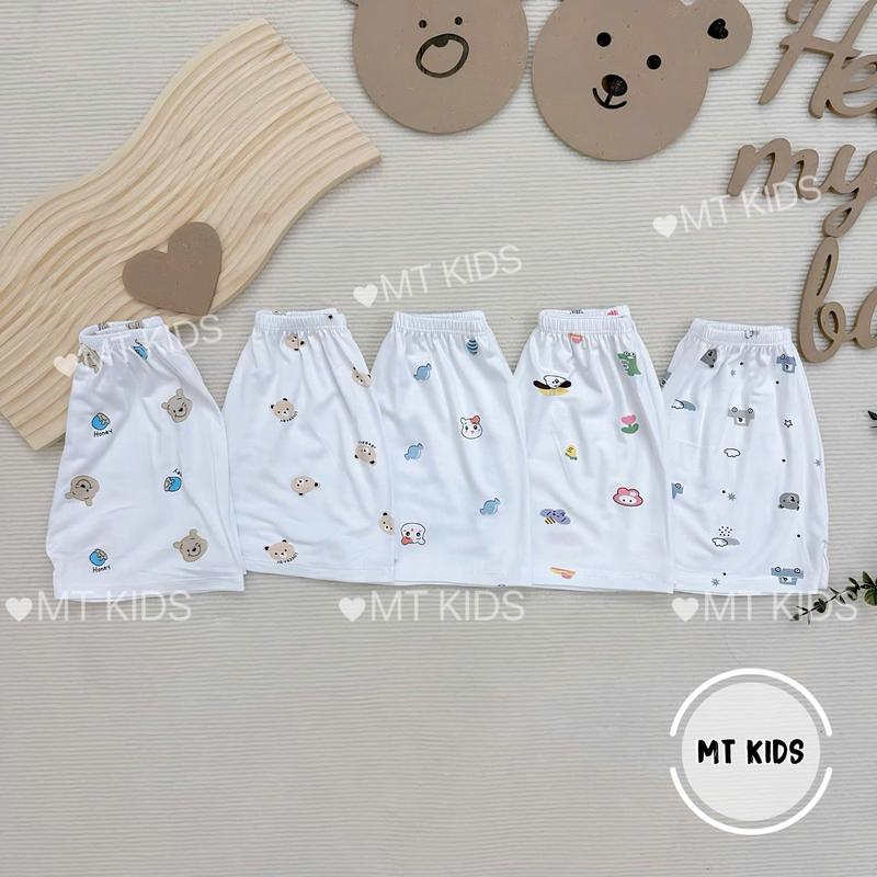 [ Loại Đẹp ] Combo 10 Quần Đùi Chục Thun Lạnh ,  In Họa Tiết Cho Bé Phù Hợp Cho Cả BÉ Trai Bé Gái 2