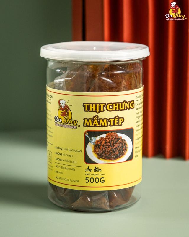 THỊT CHƯNG MẮM TÉP BA DUY 8