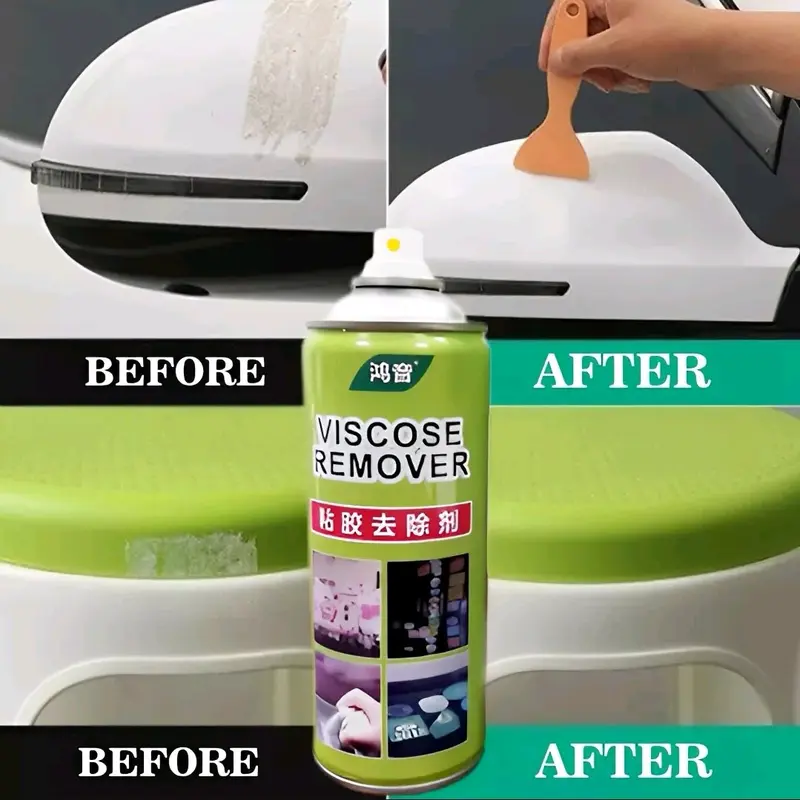 Spray Penghapus Bekas Cat, Stiker, Lem & Lakban 450 ML - Viscose Remover Pembersih Kaca 4