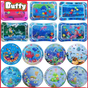 Duffy toys Matras Air Bayi / Water Play Mat Baby / Mainan Kolam Tikar Bayi / Mainan Matras Air Edukasi / Playmat Portable Water / Bermain Bayi Anak-anak / Bayi Air Pad Mainan / Bermain Bayi / Water Playmat Baby Matras Air Bayi Playmat Mainan Edukasi Bayi