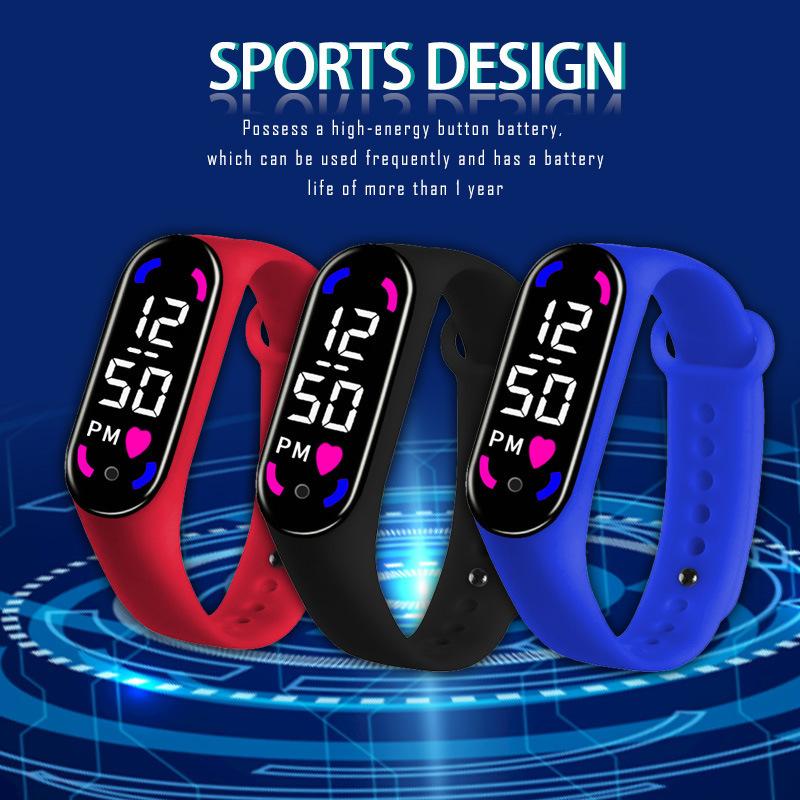 Product Introduction of Wholesale New Multi-Function Luminous Waterproof Touch Electronic Watch for Students LED Electronic Wristwatch Wholesale 2