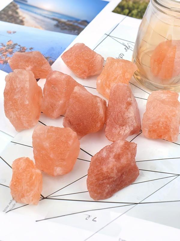 Himalayan Salt, Natural Healing Therapy Crystal Rough Stone Set, Healing Gemstone for Reiki Healing, Perfect for Gem Collection 6